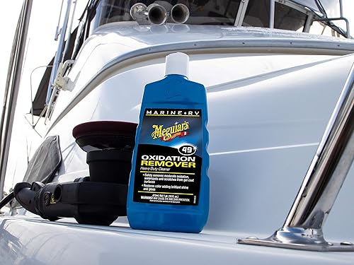 Miniatura 7 de WEN Paquete de pulidora de velocidad variable de 10 amperios con removedor de oxidación resistente MarineRV de Meguiar's