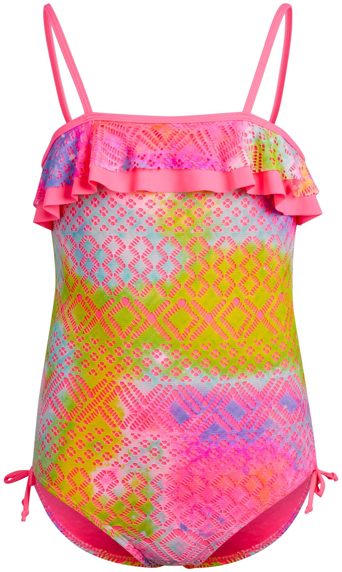 Buy Limited Too Girls' Bathing Suit UPF 50+ OnePiece Ruffled