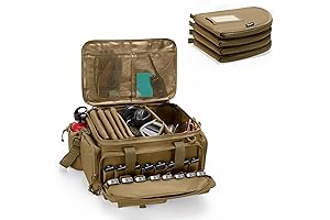 DSLEAF Tactical Pistol Range Bag Designed for Protection, Organization, and Transport!