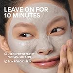 Innisfree Super Volcanic Clay Masque, Premium Coréen Skincare avec AHA et les grappes naturelles pour la désintoxication des pores profonds, l'exfoliation douce, le contrôle des huiles