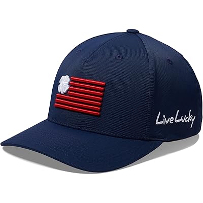 Black Clover Clover Nation 6 Hat white/red clover nation flag/navy