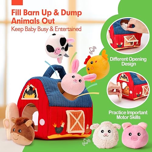 Miniatura 4 de hahaland Mi primer juguete de granero grande