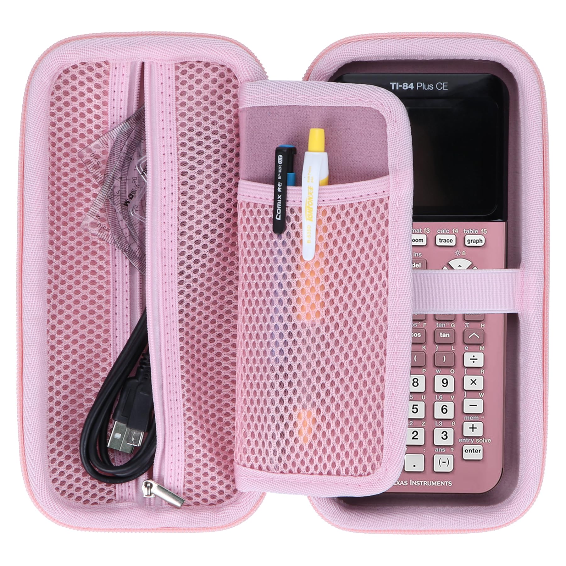 Peyyargo Storage Case Compatible with Texas Ti-84 Plus CE/TI-84 Plus/TI-Nspire CX II CAS/TI-Nspire CX II/TI-83 Plus/TI-89 Titanium/TI-85/TI-86