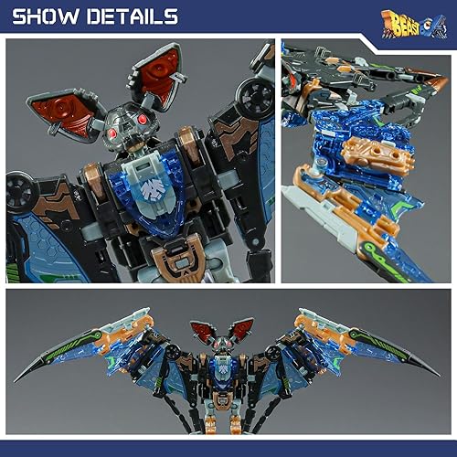 Miniatura 4 de 52TOYS Beastbox BB-64 Radioheadar Deformation Toys Figura de acción, juguetes de conversión en mecha y cubo, regalo perfecto para fiesta de