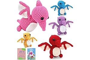 Crochet Kit for Beginners, Learn Animal Toys, Valentines Day Gift Ideas, DIY...