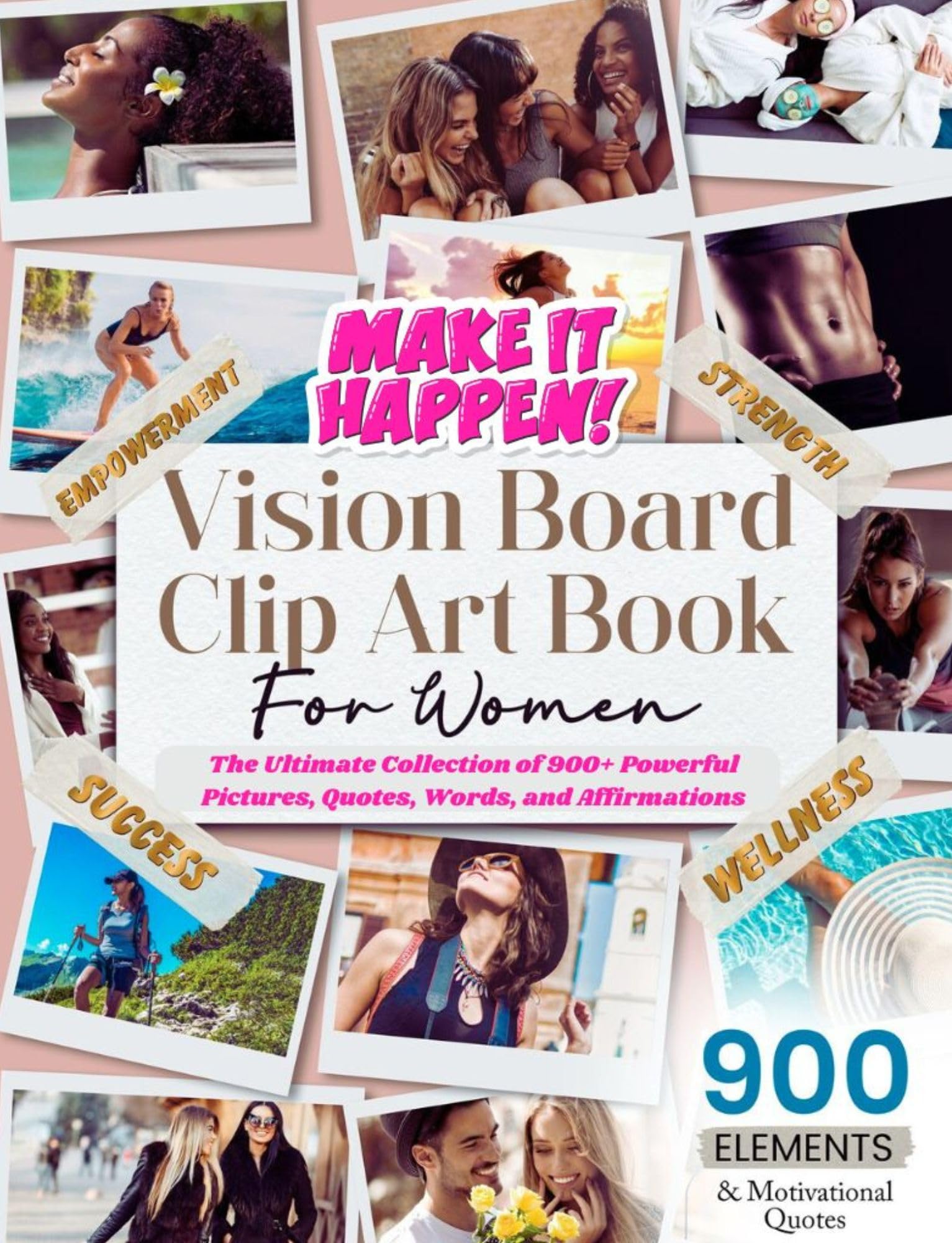 Vision Board Clip Art Book pour trouver facilement des images de motivation