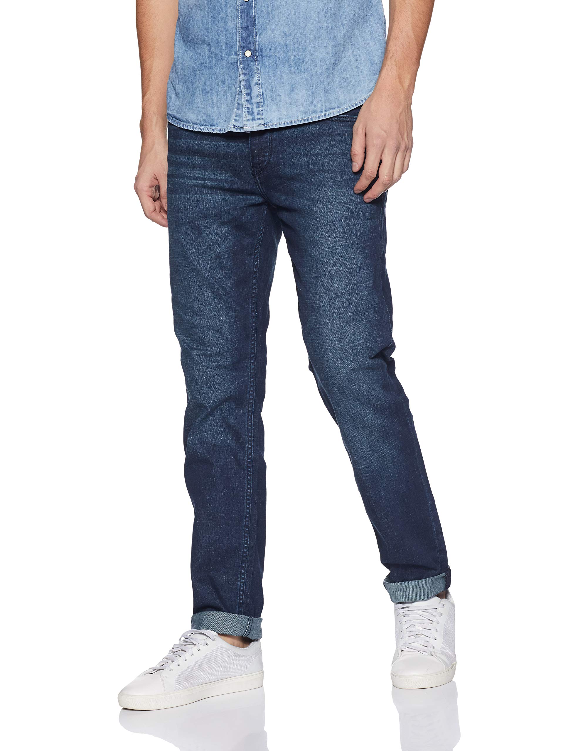 Jack & Jones Men's Slim Fit Stretchable Jeans
