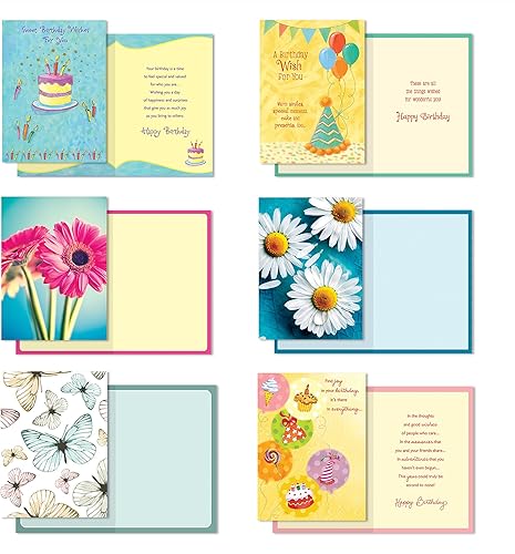 Miniatura 4 de Designer Greetings Surtido de tarjetas de felicitación para todas las ocasiones (24 tarjetas con sobres en un recuerdo, caja organizadora floral)
