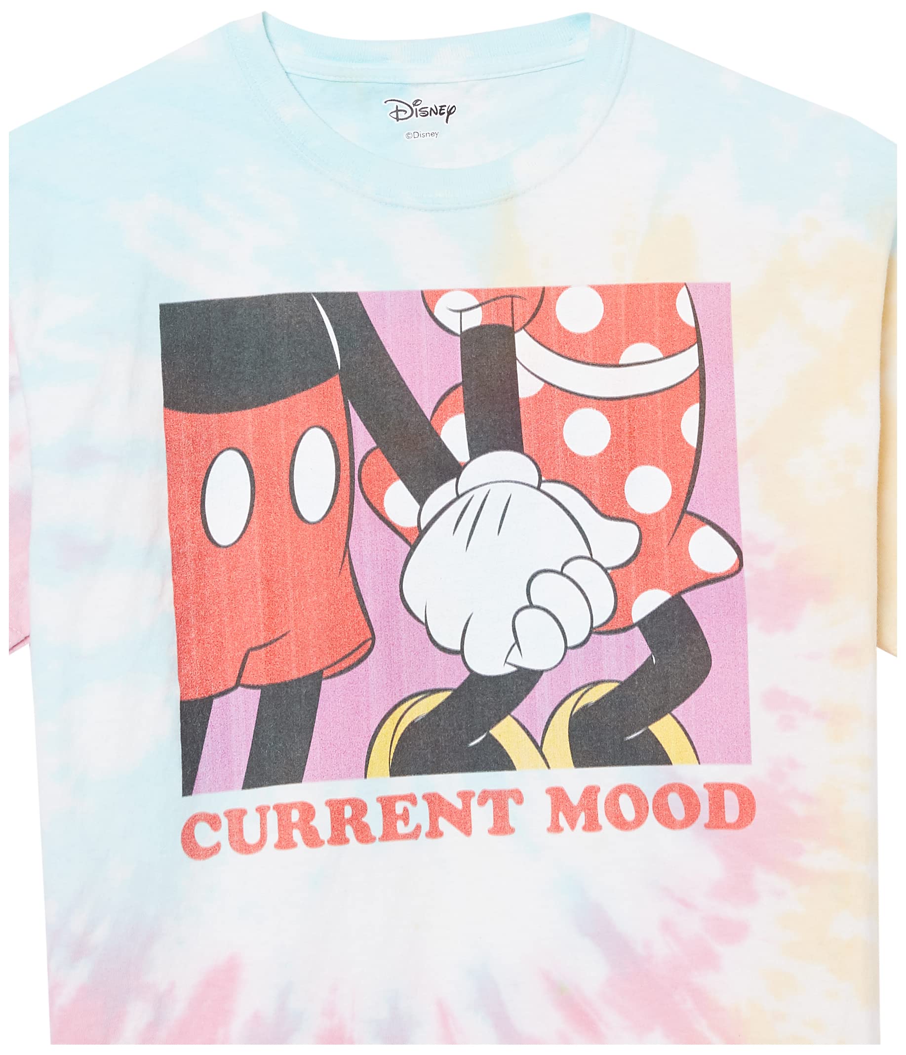 Disney Characters Current Mood Young Men's Short Sleeve Tee Shirt