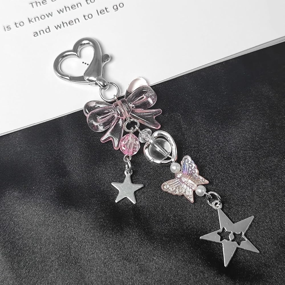 WodJaoy Cute Keychain, Y2K Keychains for Women Coquette Aesthetic