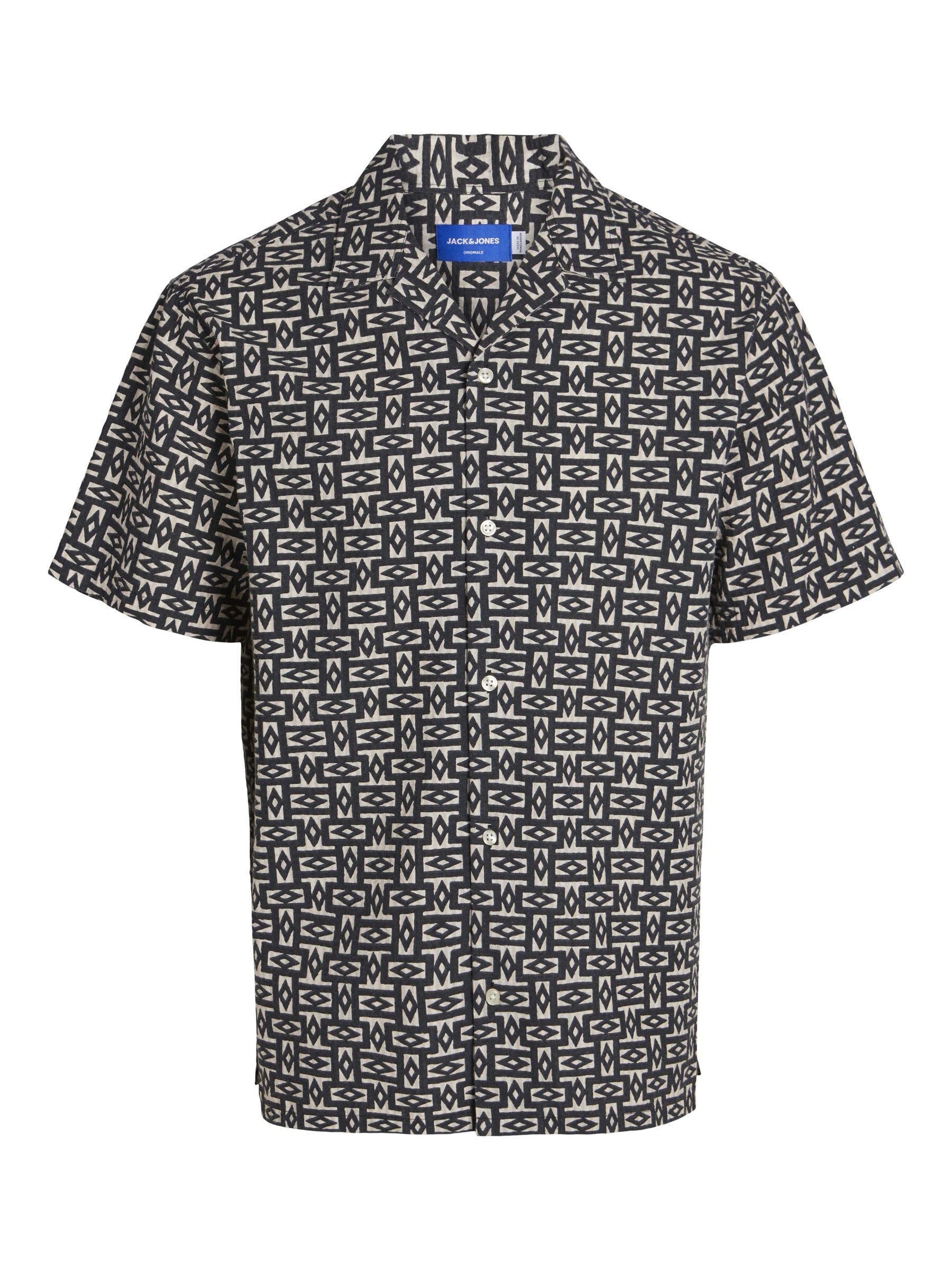 Jack & Jones Camiseta Jorluke Seersucker Resort SS Ln Camisa de Manga Corta para Hombre