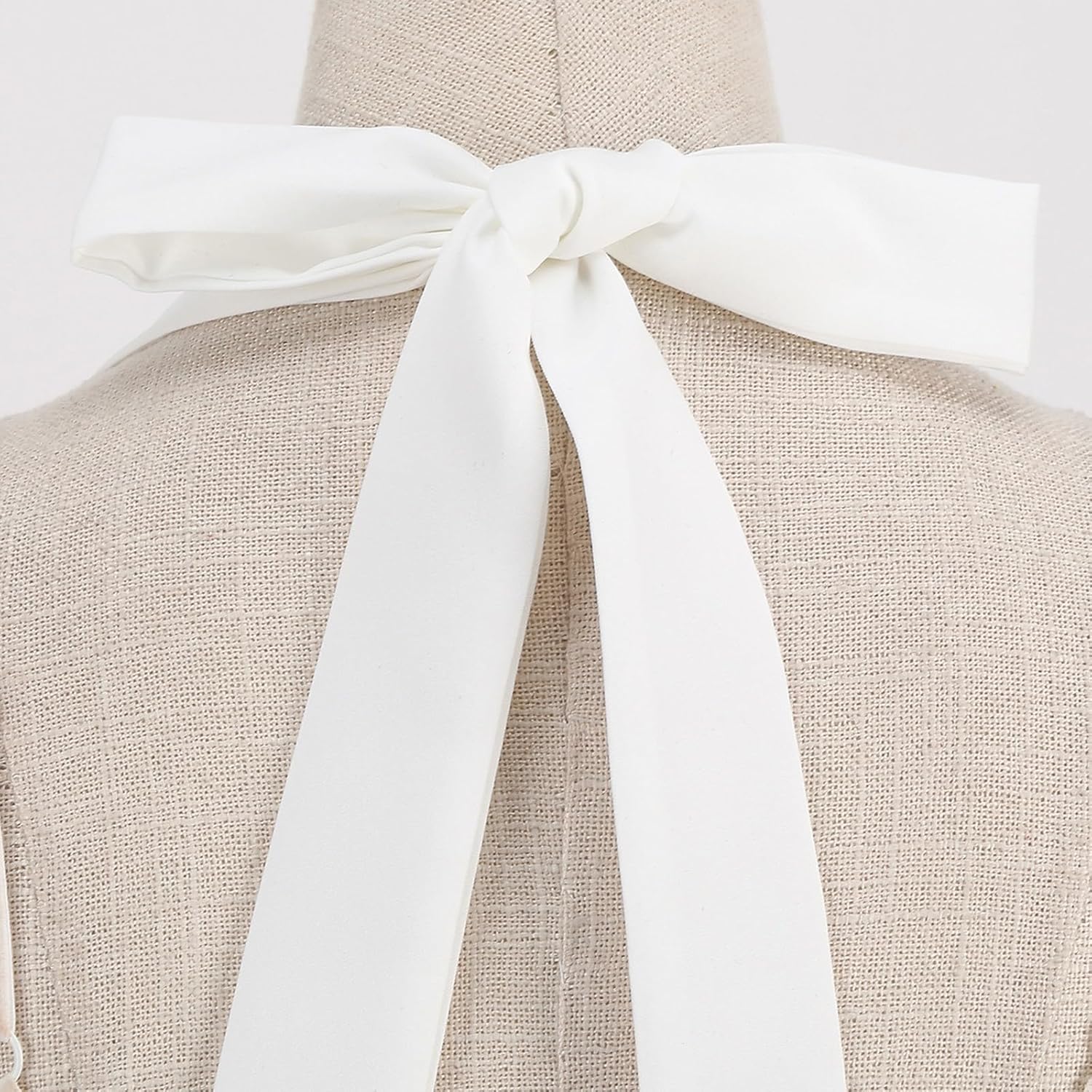 女性用ドット柄ドレス ドット柄パーティードレス Aラインネック ベルト付きスイングドレス