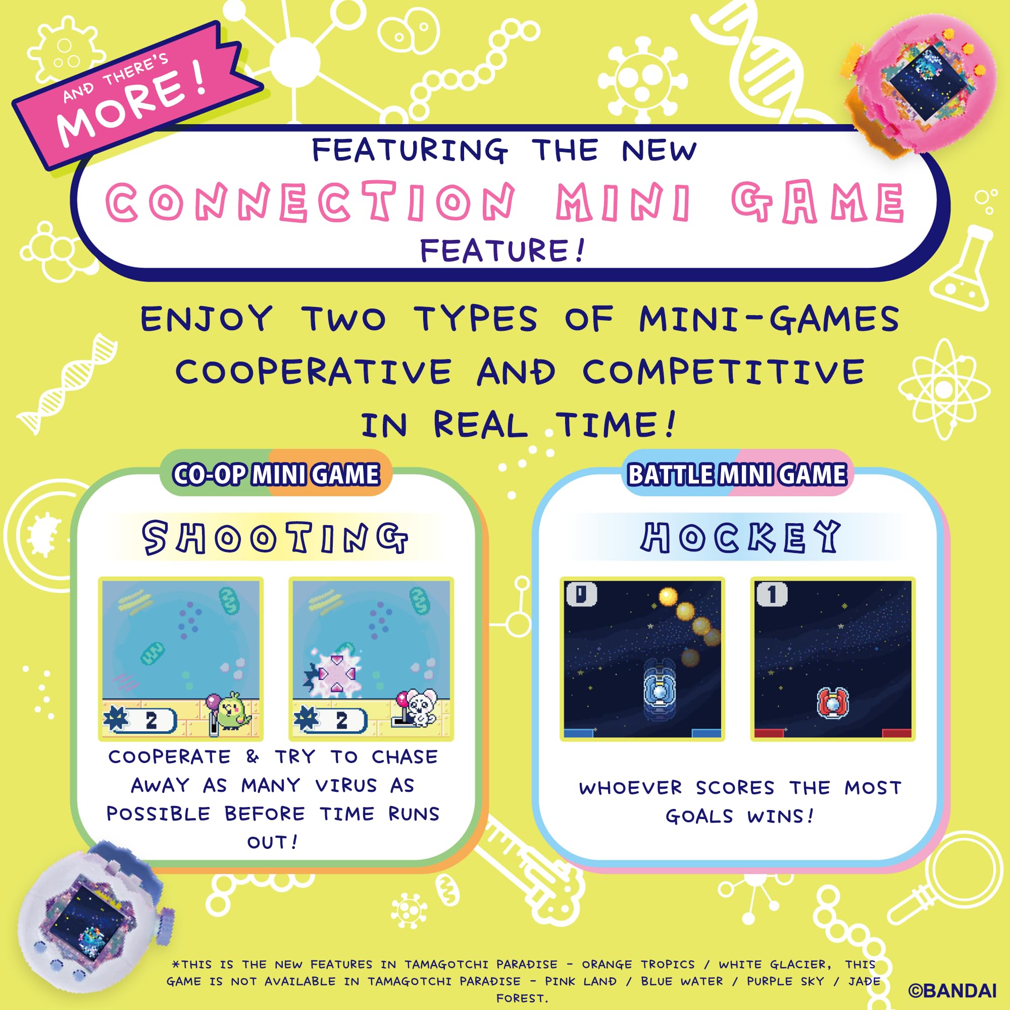 Tamagotchi Paradise White Glacier Virtual Pet image 4
