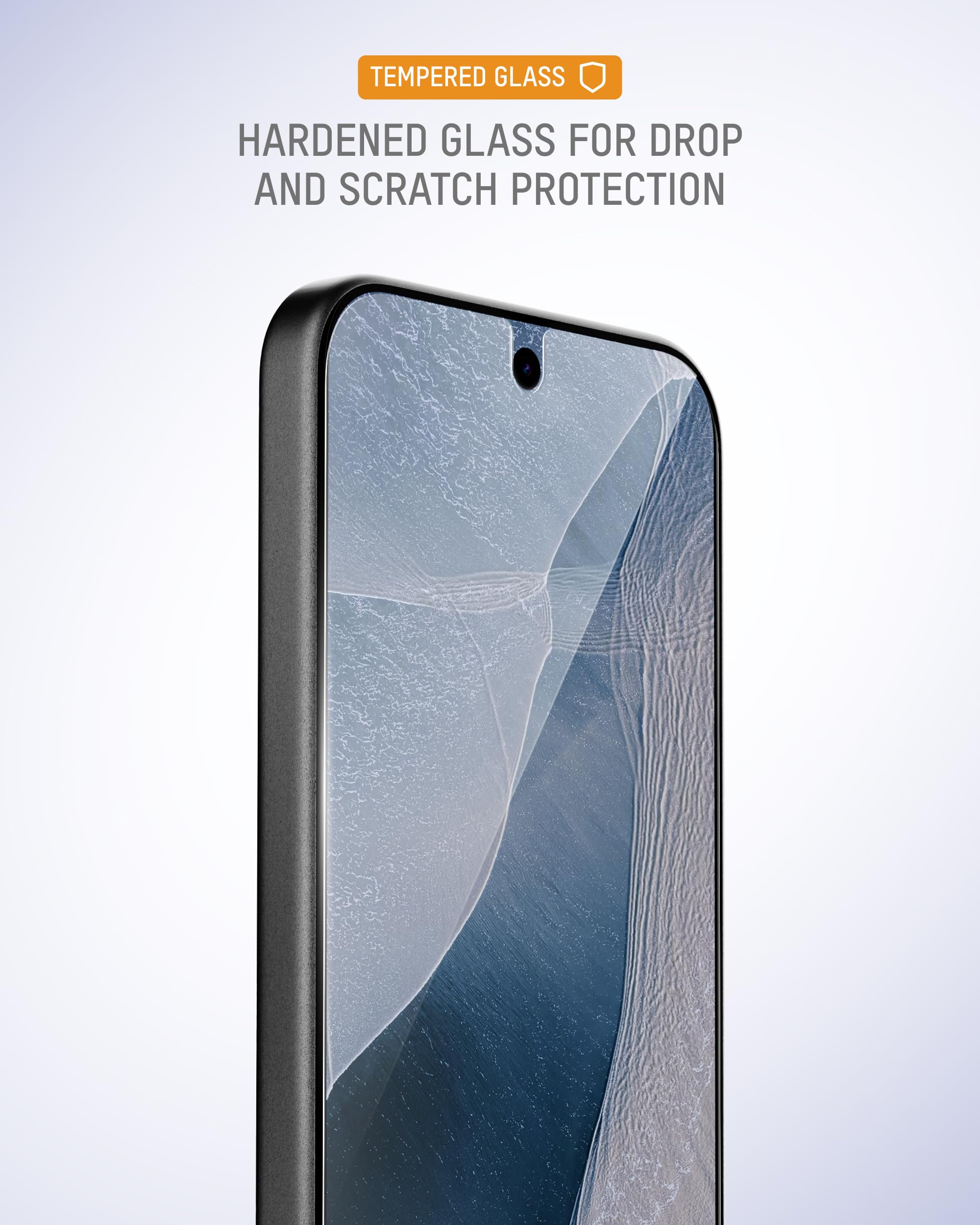 Mous Protector de Pantalla de Vidrio Templado para Pixel 11 Pro XL, Irrompible, Instalación Fácil, Transparente