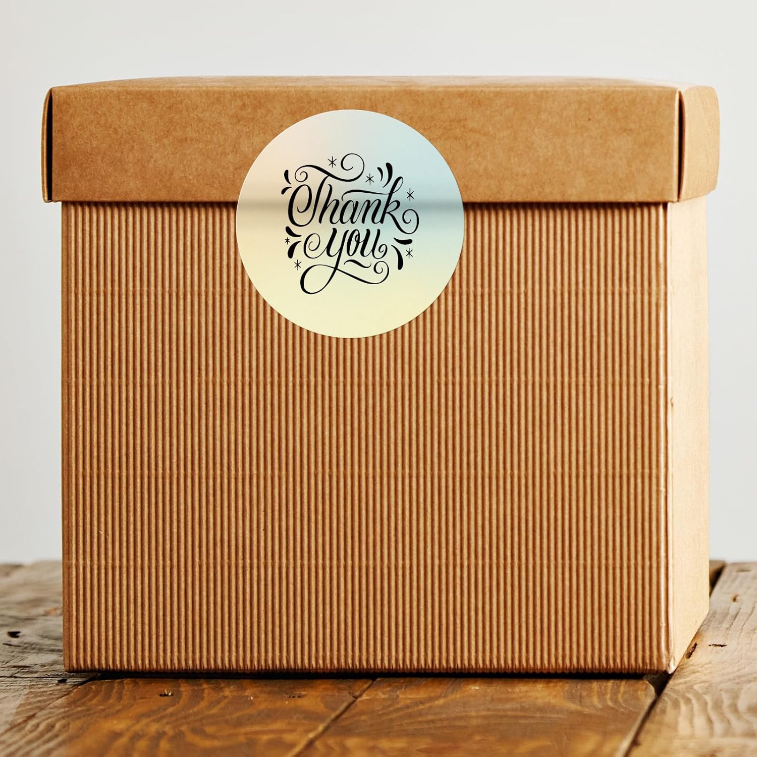 Yellow Gradient Thermal Labels Vinyl 3 Inch Self-Adhesive Dot Stickers Roll Waterproof Printable Round Decals Name Tag for QR Code DIY Office Address 500 PCS - Image 9