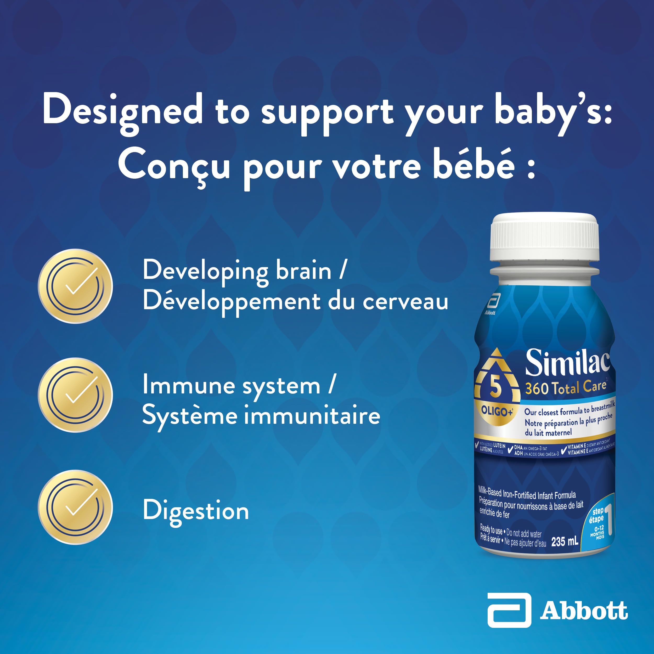 SIMILAC 360 Total Care Step 1 Ready-To-Feed 6x235mL Bottles - 4