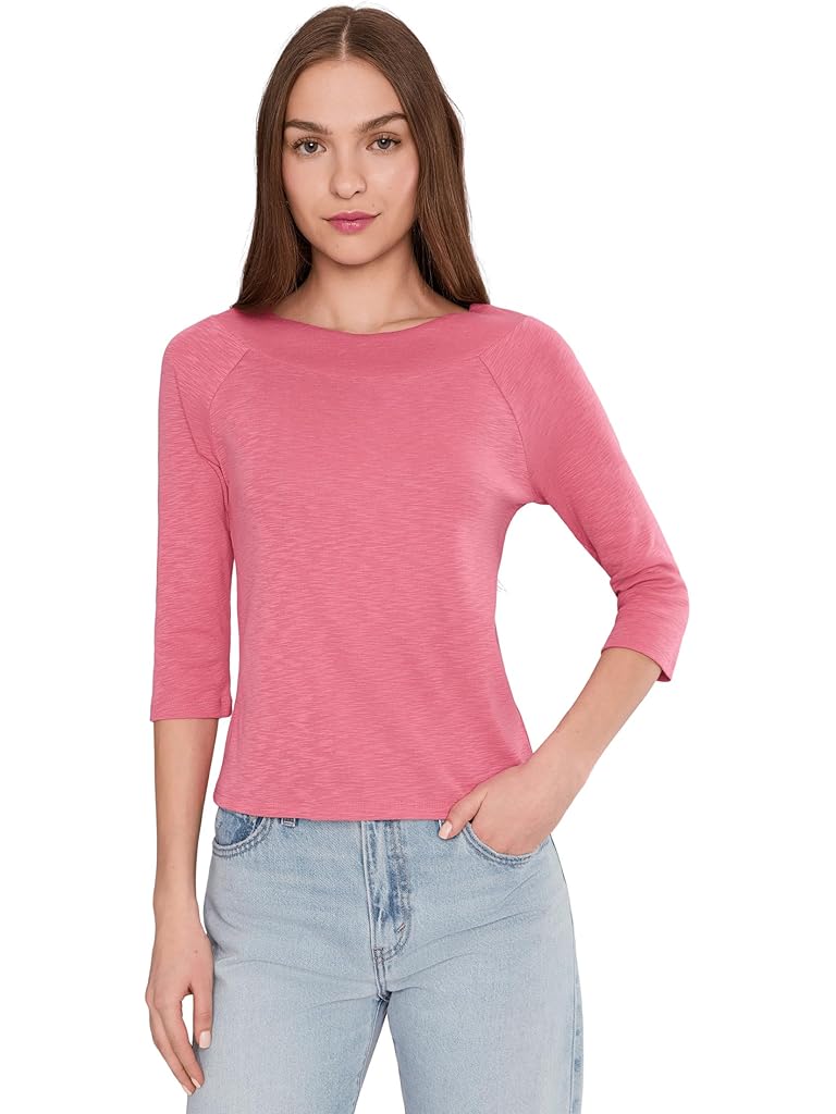 Pink NIC+ZOE 3/4 Sleeve Ballet Boat Tee
