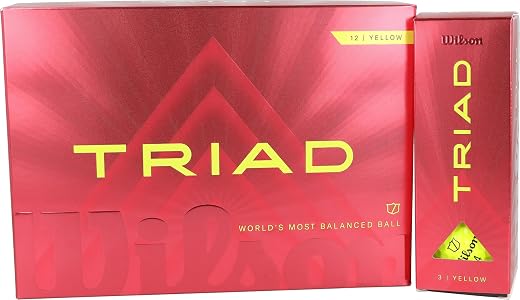 Wilson 2025 Triad Golf Balls – High Performance 12-Pack
