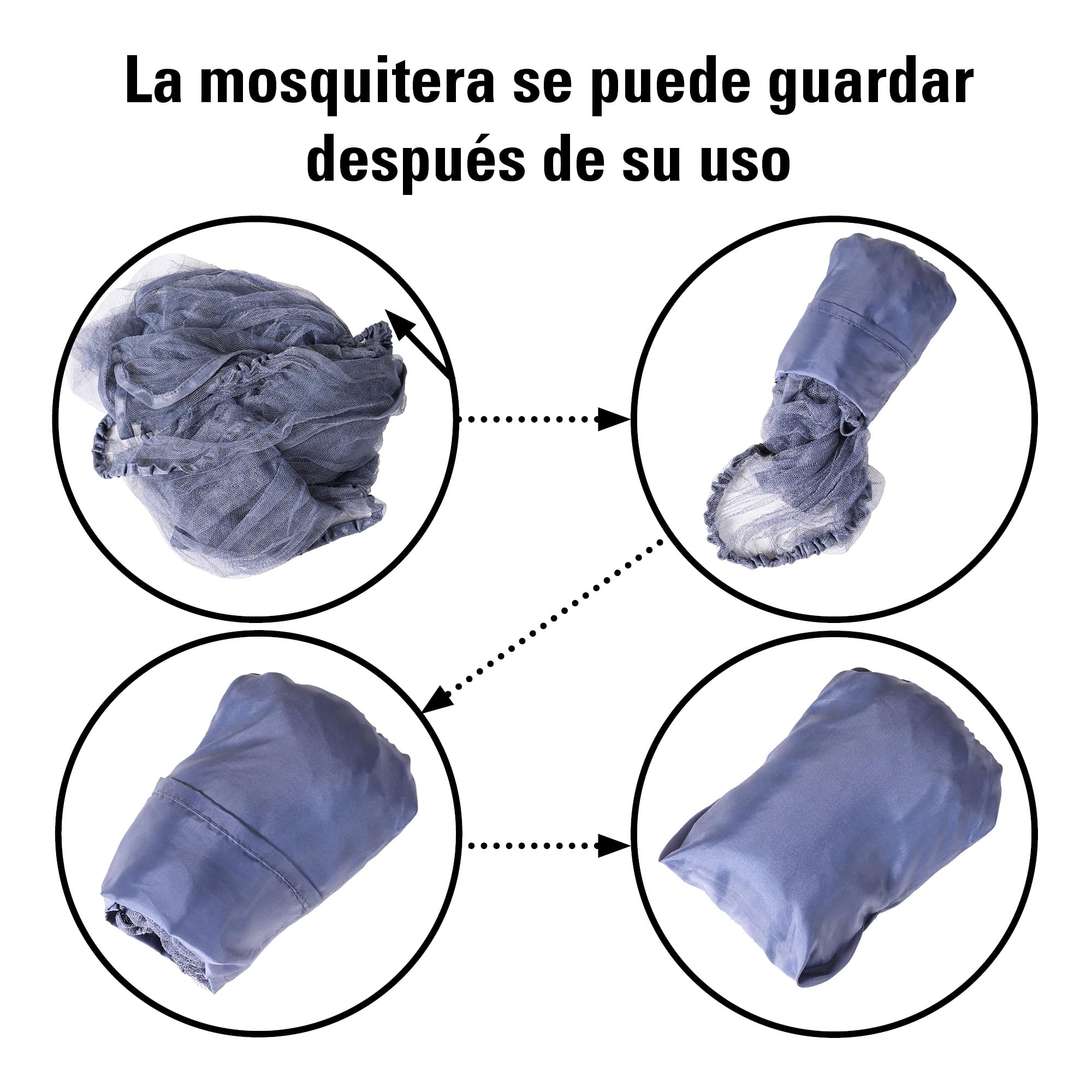 Mosquitera para cochecito XXL – Mosquitera y mosquitera para carritos hermanos y cochecitos grandes – Universal – Mosquitera – Elástico con bolsa