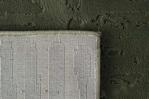 Miniatura 7 de Alfombra de pasillo lavable de 2'7"x9' de Revival Rugs, Shell, para pasillo y entrada - 100% reciclada, certificada Oeko-TEX, pelo mediano, verde