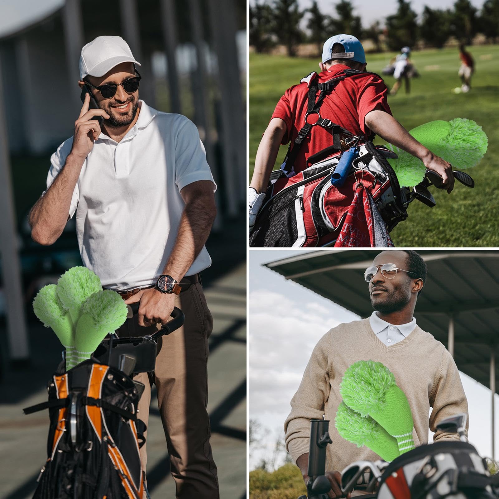 Strickmütze für Golfschläger, Golfschlägerhaube, Golfschlägerhaube, Golfkopfbedeckung, Golfschlägerabdeckungen, lustige Golfschlägerabdeckungen, Golfschlägerüberzüge für Sack