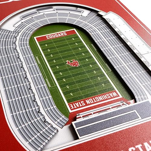 Miniatura 3 de YouTheFan NCAA 3D StadiumView 8x32 Banner