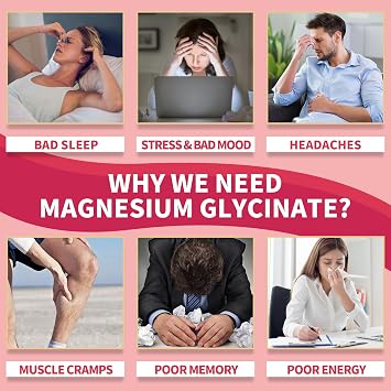 Magnesium Glycinate Gummies, Sugar Free Magnesium Supplement w/Ashwagandha, Zinc, Vegan Magnesium Glycinate Supplement for Adults - 120 Cherry Gummies