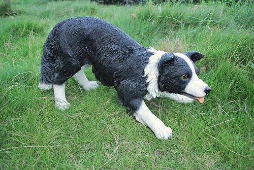 Hi-Line Gift Ltd. Border Collie Dog, Black