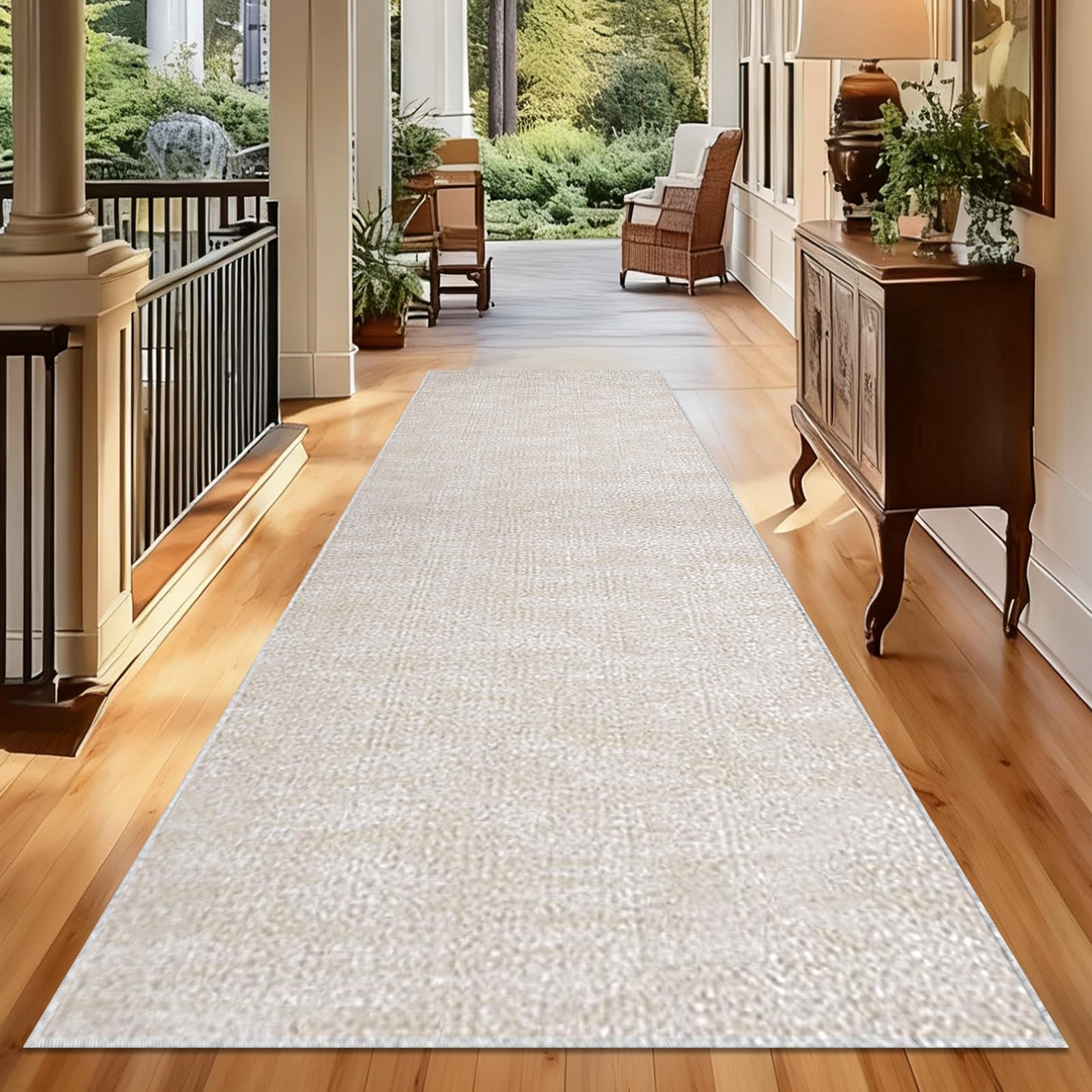 Hallway Runner Rug Long Non Slip Narrow Hall Runner 100 x 300 cm Kitchen Rug Washable Corridor Rugs Absorbent Floor Mat Door Mat Heavy Duty Carpet Runner for Kitchen Hallways Entryway Laundry Room