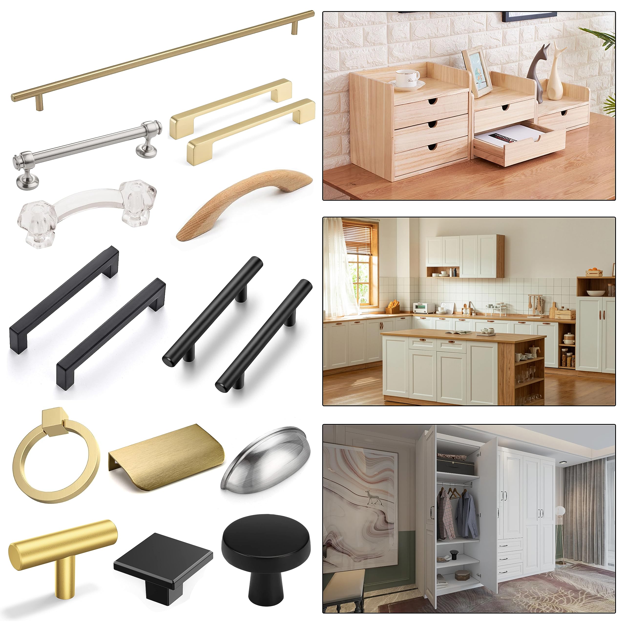 1/2pcs Adjustable Cabinet Hardware Jig Punch Locator Template Drill Guide Wood Jigs Drilling Dowelling Guide For Installation Of Handles Knobs G 601099574456327