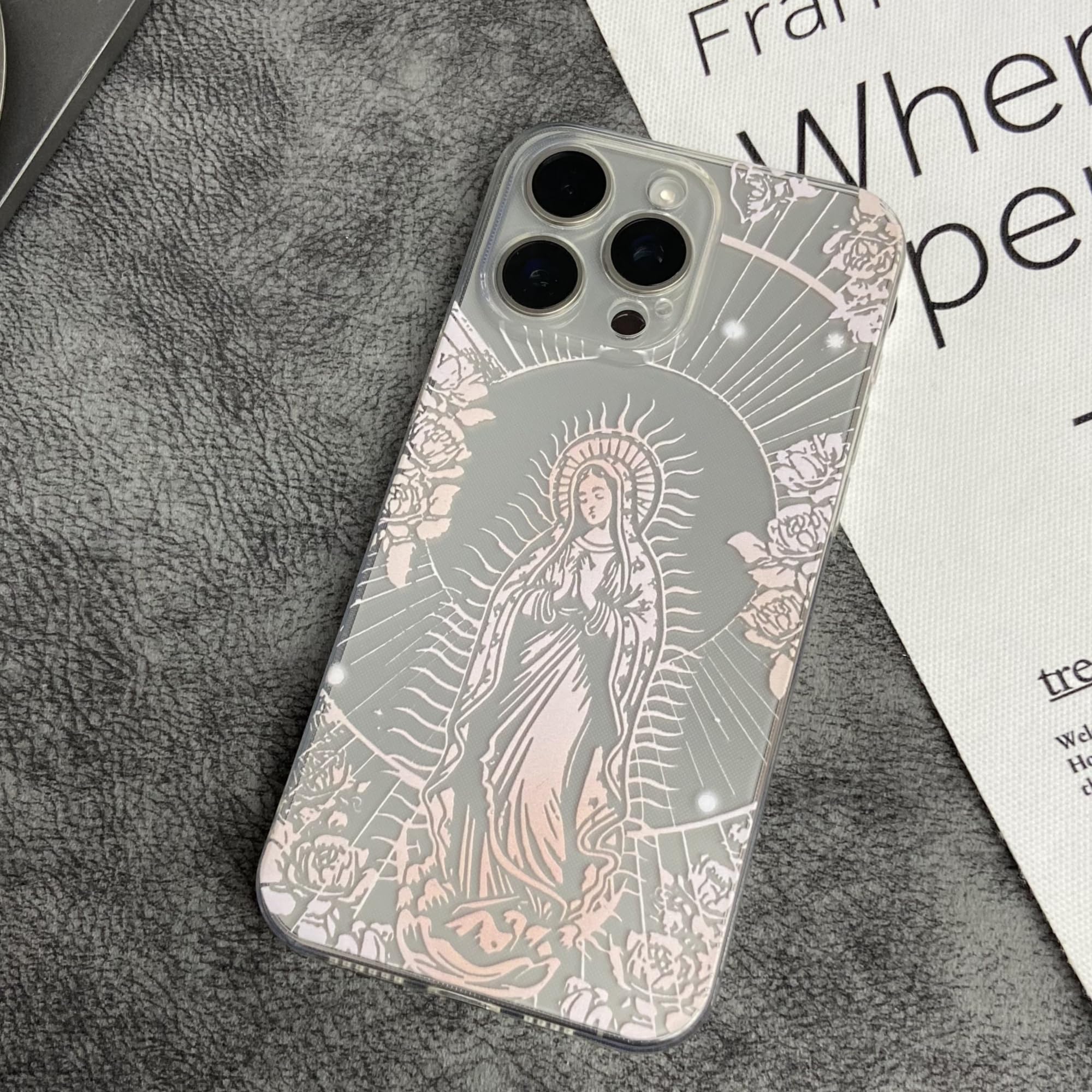 Amazon.com: FindUWell The Virgin Mary Phone Case Compatible for iPhone 16/15/14/13/12/11 ProMax, with Free Keychain, Virgen De Guadalupe Phone Case, Our Lady Shockproof TPU Clear Cover (iPhone15,A) : Cell Phones & Accessories Amazon.com: FindUWell The Virgin Mary Phone Case Compatible for iPhone 16/15/14/13/12/11 ProMax, with Free Keychain, Virgen De Guadalupe Phone Case, Our Lady Shockproof TPU Clear Cover (iPhone15,A) : Cell Phones & Accessories