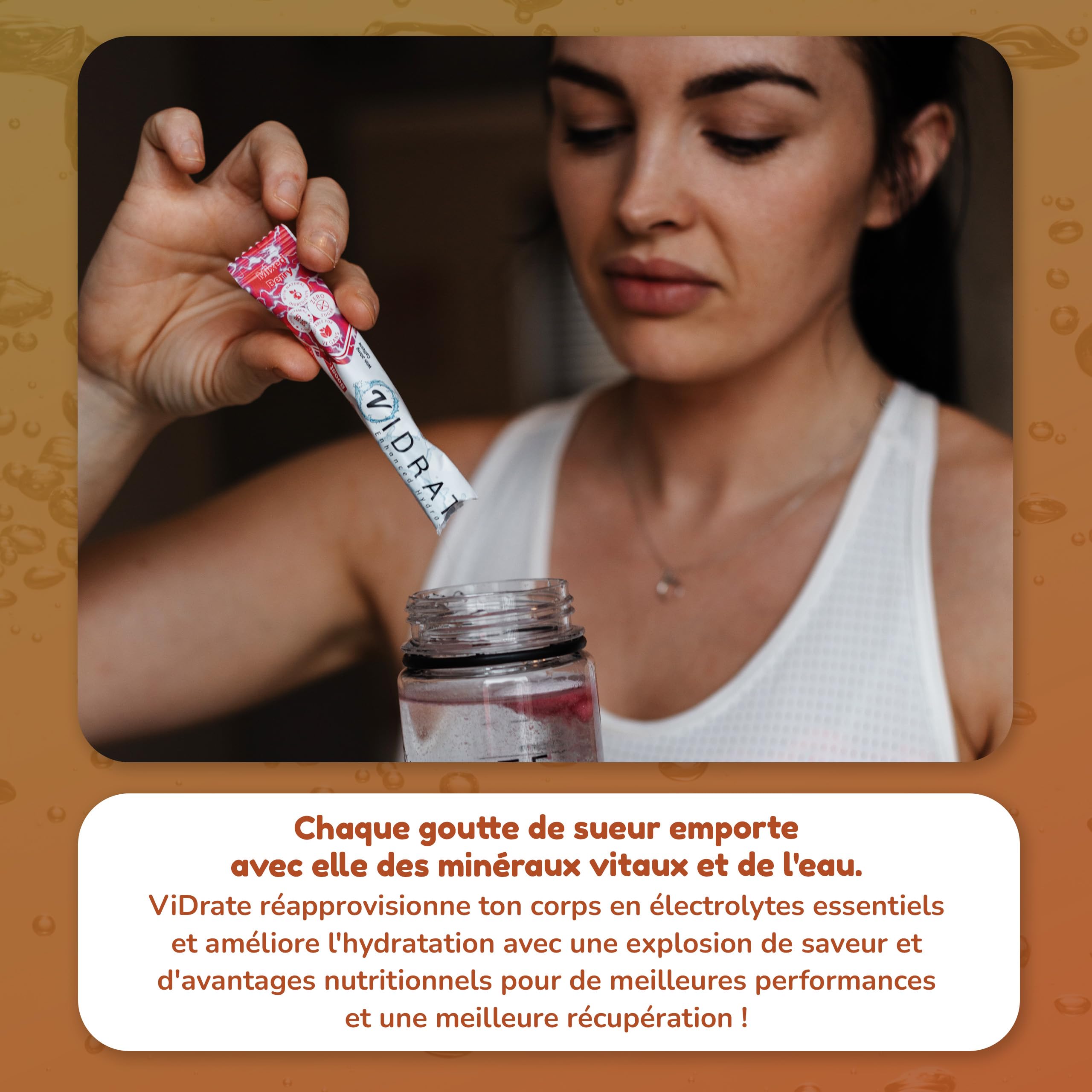 ViDrate 30 Variety Electrolyte en poudre - Électrolyte Hydratation sans sucre Boisson électrolyte pour adultes et enfants - Riche en vitamines, minéraux et compléments
