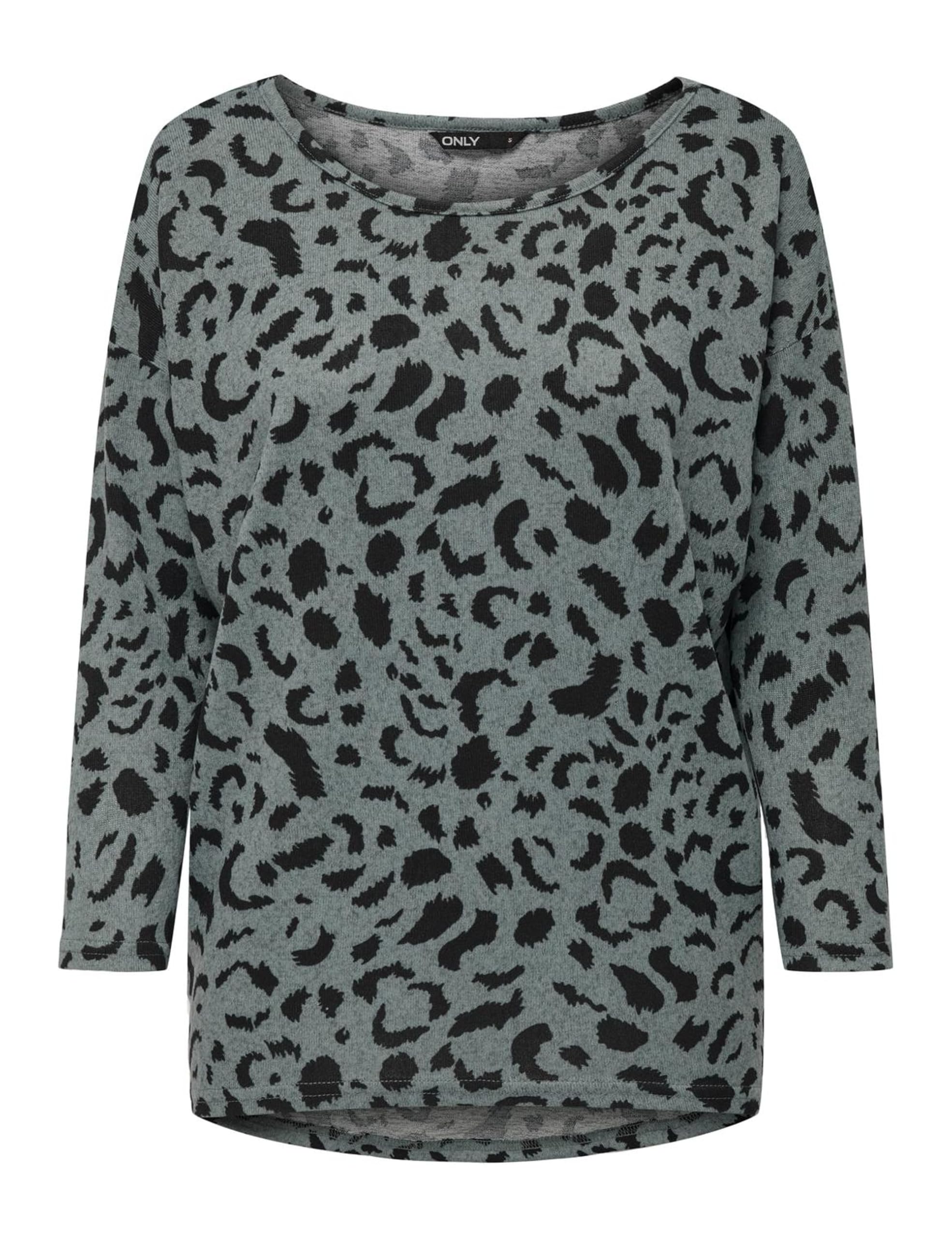 Only Women's Chinois Green Elcos 4/5 Aop Top Jrs Noos Sweater, S Uk