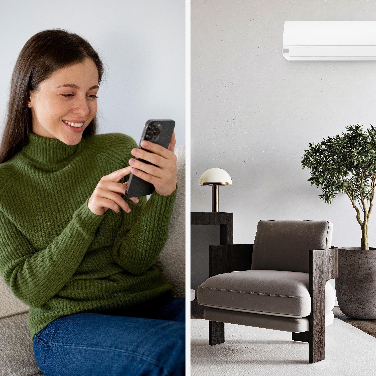 AIRZONE Aidoo CN105 Divisor de puertos | Amplía el control para el sistema Mitsubishi AC | Conexión WiFi | Control remoto