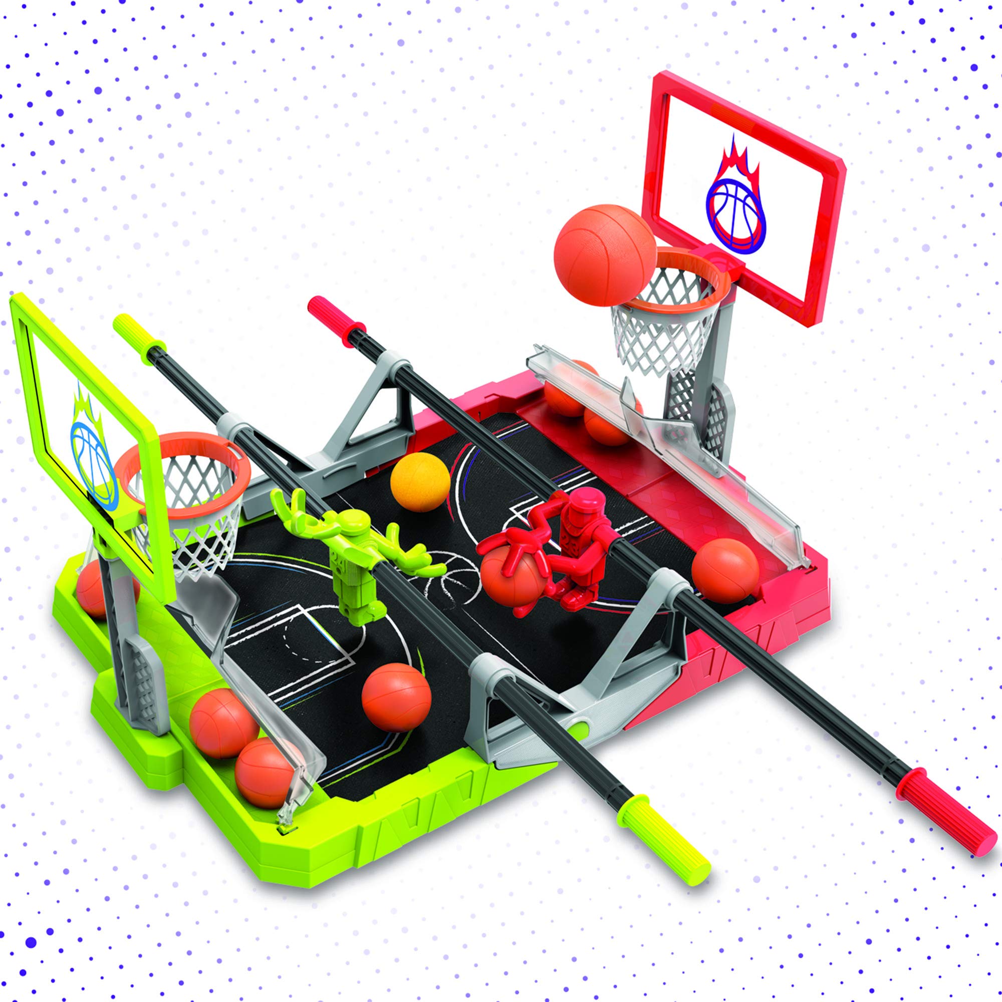 Hasbro Foosketball Game, The Foosball Plus Basketball Shoot and Score, gioco da tavolo non cercato per bambini dagli 8 anni in su, per 2 giocatori, versione inglese e francese