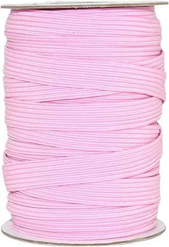 Vista 322 de Mandala Crafts - Rollo de cordón elástico plano para costura y manualidades Beige