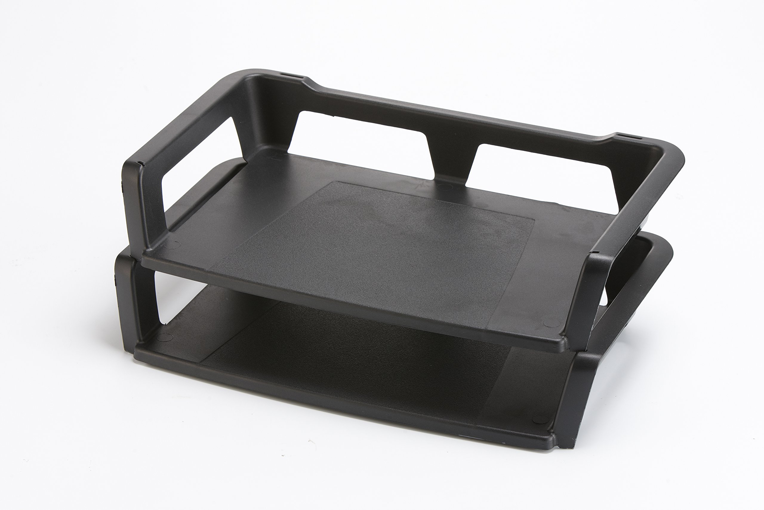 Storex Briefablage, recycelt, 38,1 x 7,6 x 24,9 cm, Schwarz, 6er-Pack (70165A06C)