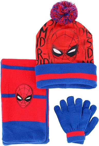 Spiderman hat and scarf set Clearance