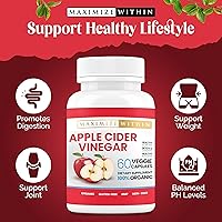 Vista 5 de Maximum Slim Vinagre de sidra de manzana, 60 ct