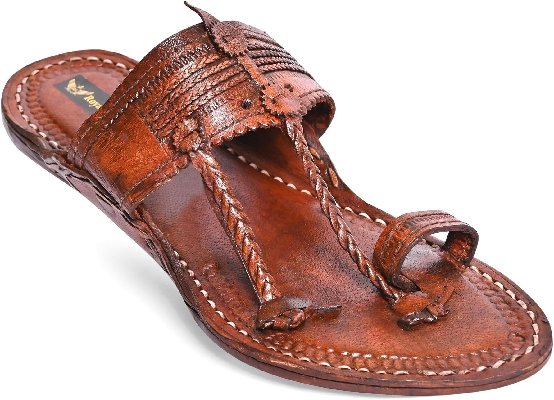 GenericKolhapuri Chappal for Men| Kolhapuri Slippers for Men| kolapuri chapal Men| Leather Slippers for Men| Leather Chappal for Men-CS-AB-Parent A13