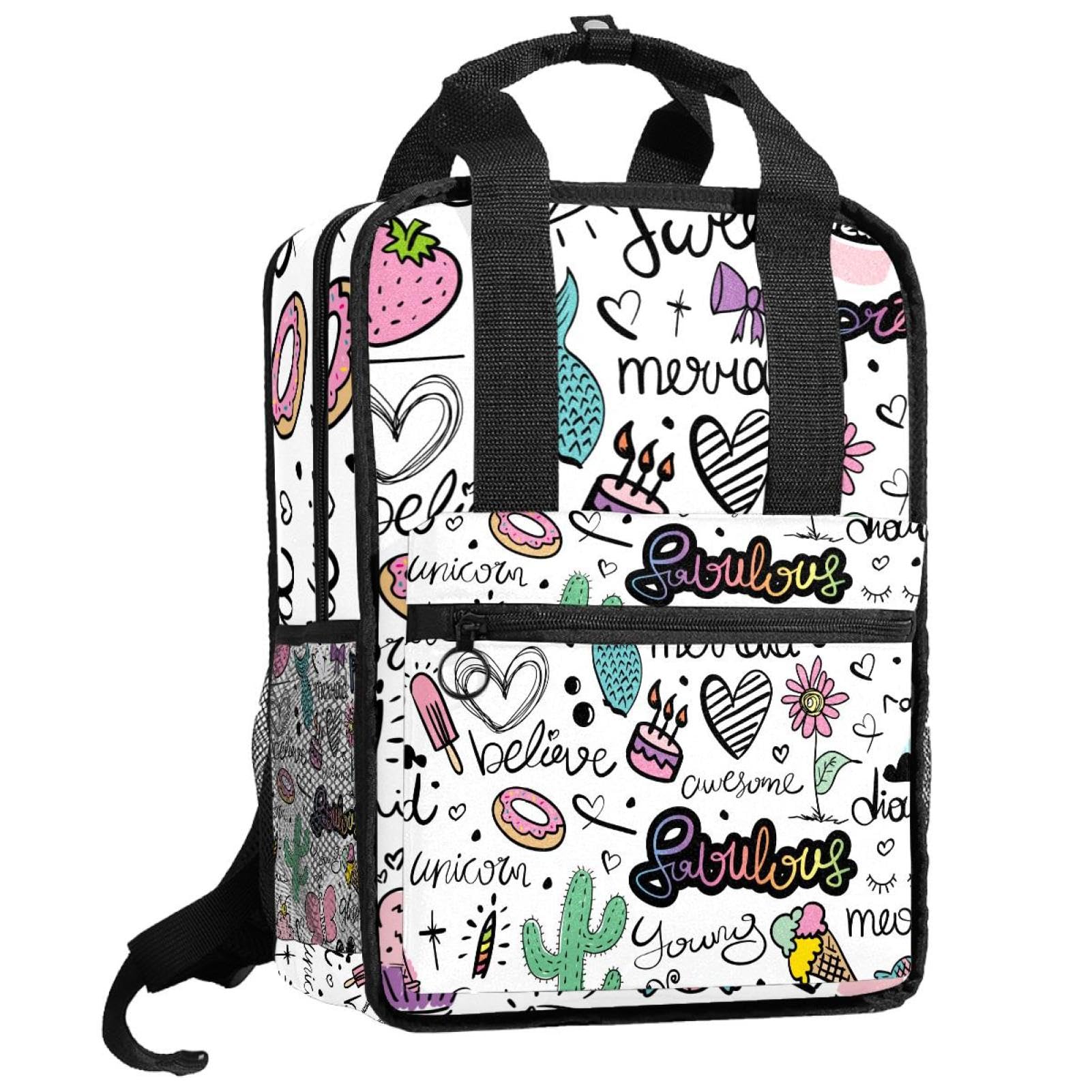 Sac à dos d'été pour garçons multicolore à bretelles ajustables - 8