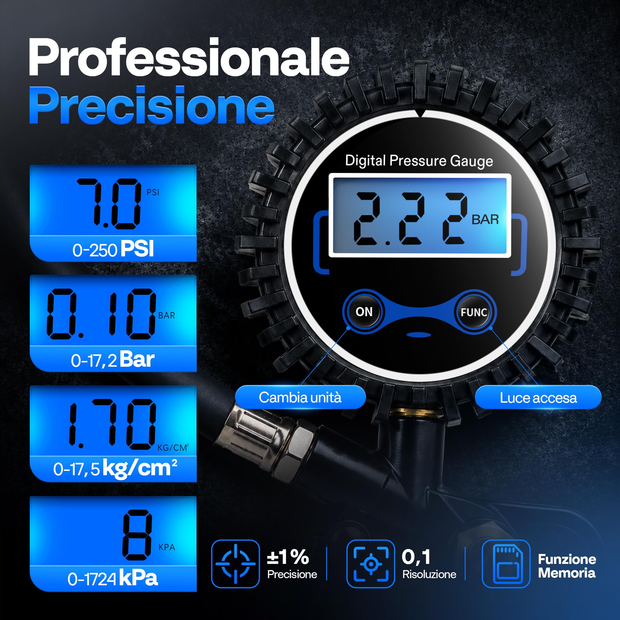 SPECSTAR Pistola Gonfiaggio Pneumatic