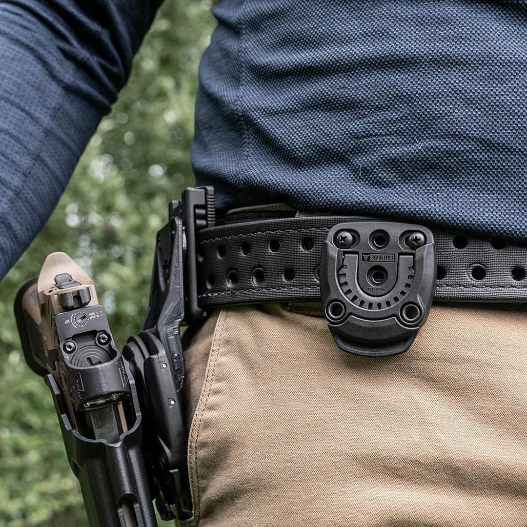 Tek-Mount Mini - Mini Quick Connect Mounting System for Mag Pouches, Tourniquet Pouches and Tactical Duty Gear (No Attachment/with Mounting Hardware)