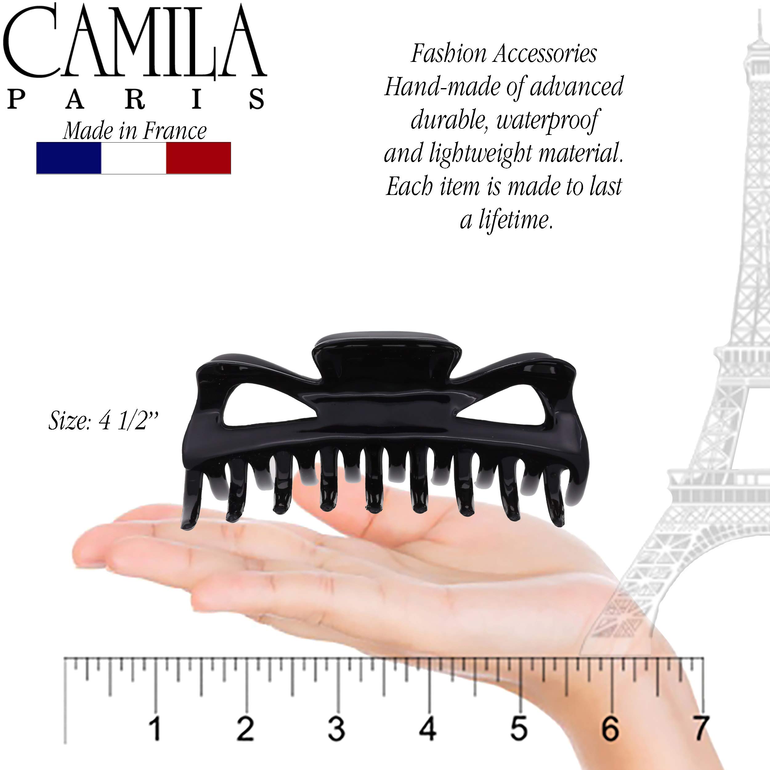 Amazon.com: Camila Paris CP3028 French Large Hair Clips for  display picture 3