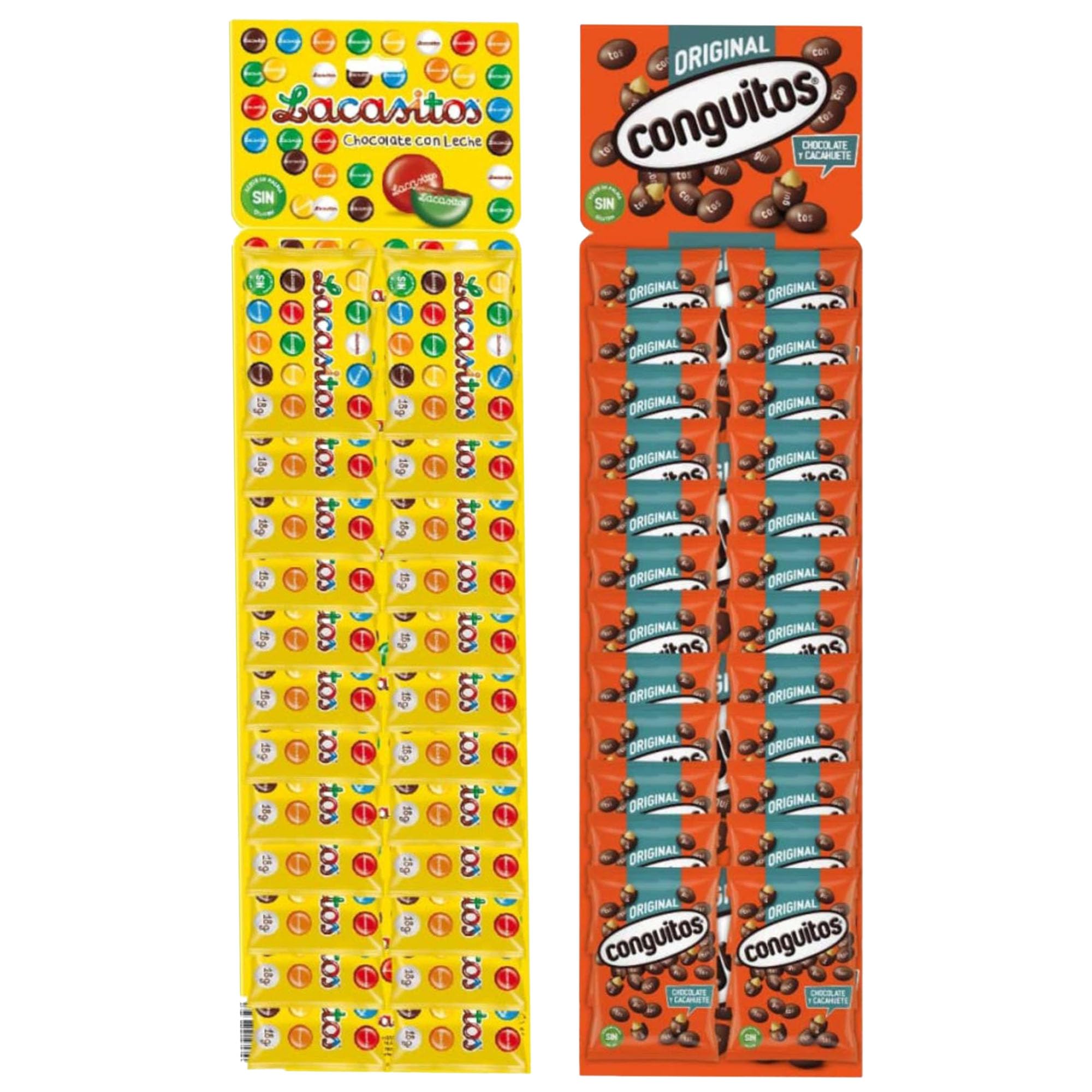 Lacasa Pack cumpleaños 48 bolsitas de 18g: 24 Conguitos y 24