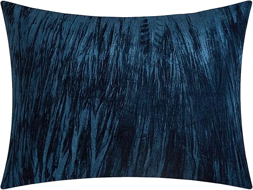 Miniatura 2 de Chic Home Westmont - Juego de edredón de 4 piezas, ropa de cama de terciopelo aplastado y arrugado, incluye fundas de almohada decorativas.