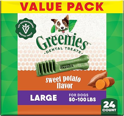 Miniatura 23 de Greenies Sabor Pan de Jengibre Tamaño Grande, Recomendado por Veterinarios para el Cuidado Dental, Masticables para Perros como Premio, Excelentes