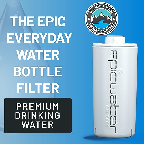 Miniatura 2 de Epic Water Filters Everywhere Filtro completo para botellas, paquete de 1, vida total de 75 galones, suministro de 3 a 4 meses, compatible con todas