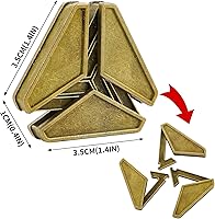 Vista 2 de Rompecabezas Mentales - Kit de 3 Rompecabezas de Metal, Juegos de Rompecabezas de Metal Fundido, Juguetes de Desbloqueo, Rompecabezas