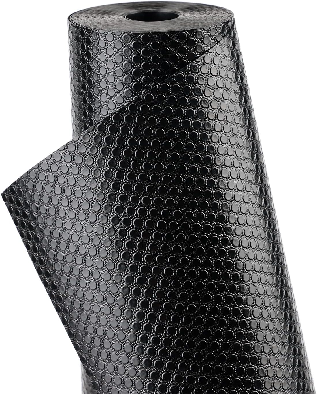 Shelf Liner 11.8 in Wide: Easy to Cut Thick Wire Shelves Liners for Pantry - Black Waterproof Small Cabinet Mat for Garage Shoe Rack 11.8 x 196.8 Inch